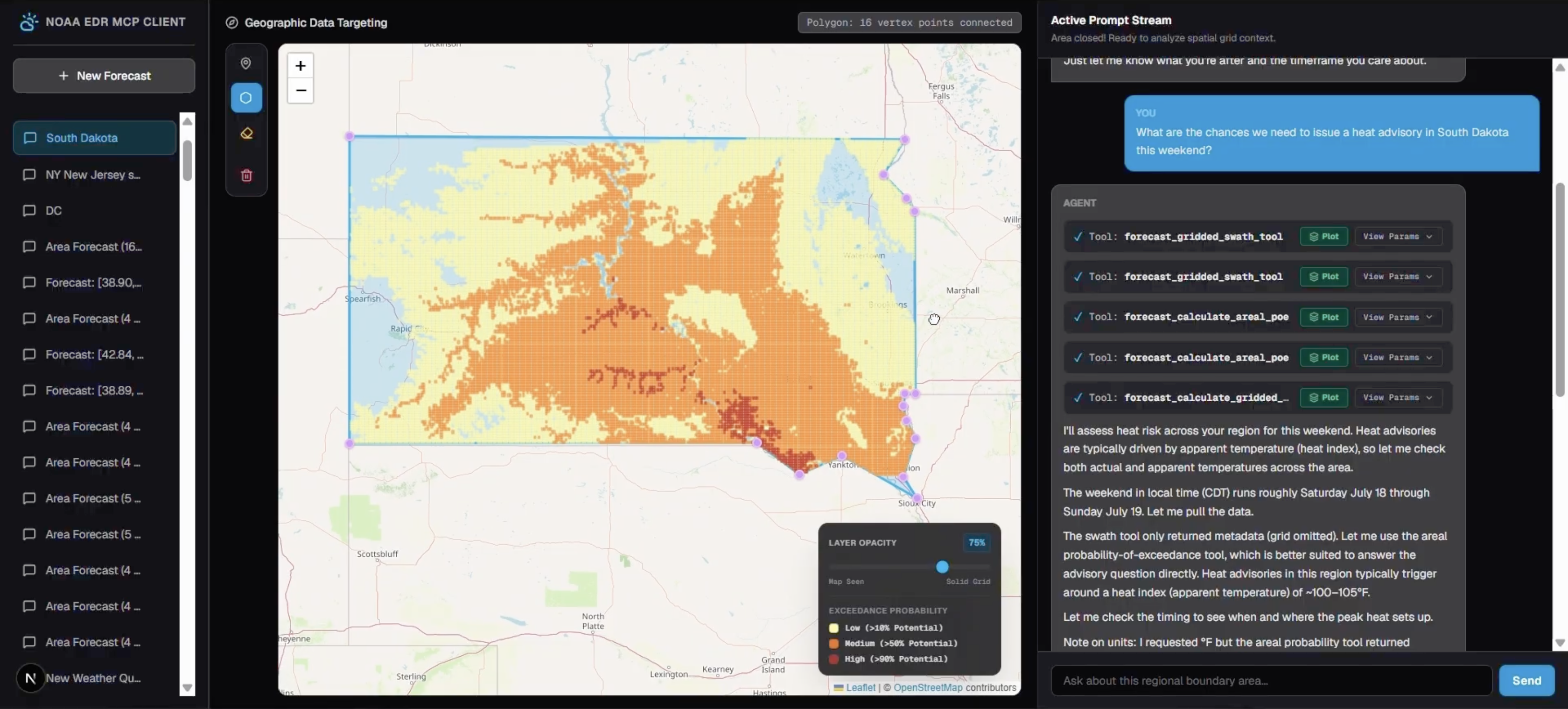 Heat Advisory Coverage Prompt